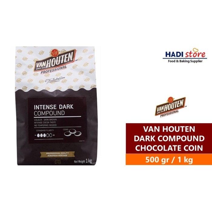 Van Houten Coklat Chocolate Compound Coin - Dark
