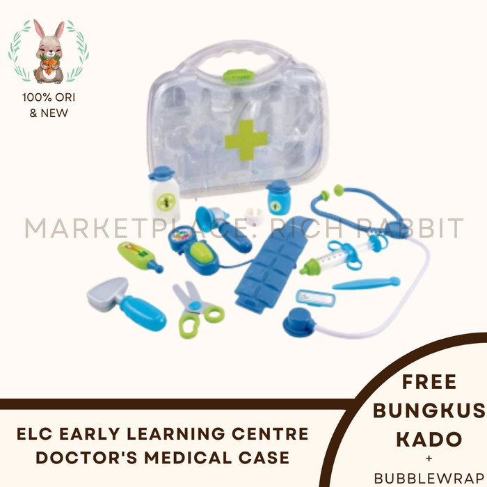 ELC EARLY LEARNING CENTRE DOCTOR'S MEDICAL CASE / MAINAN ALAT DOKTER