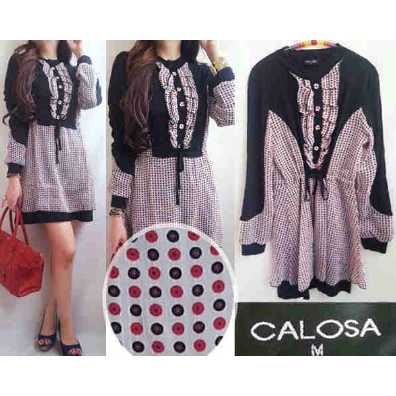 Calosa Polka Tunic Dress