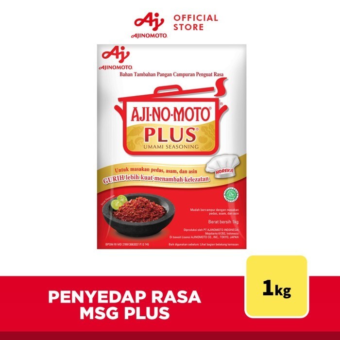 

Aji-No-Moto Plus Yedap Rasa Msg Lebih 1 Kg