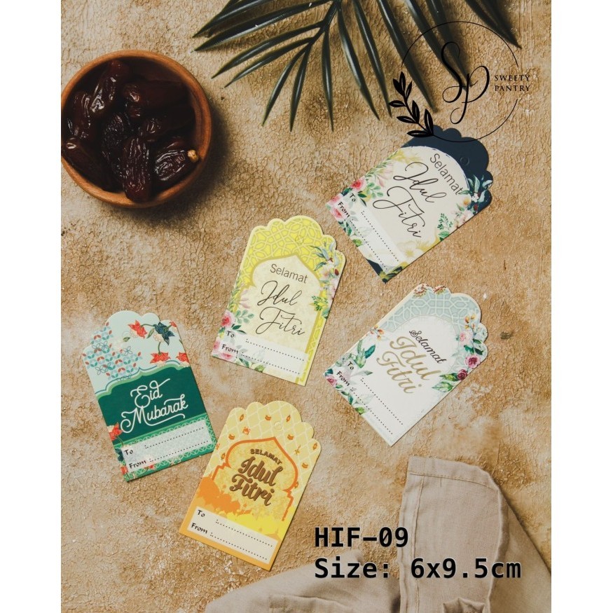 

Hangtag Hang Tag Hiasan Dus Box Kotak Lebaran Idul Fitri - 20 Pcs - 2 068