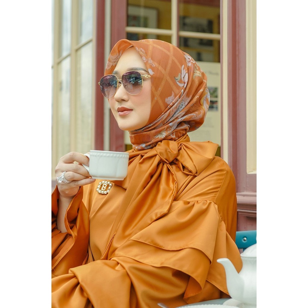 The Autograph Voile Square XL - Citrouille