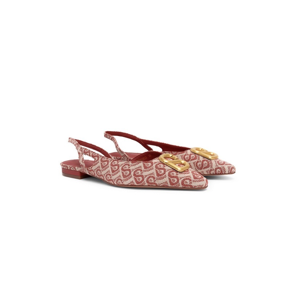 Bimu Slingback Shoes - Redwood