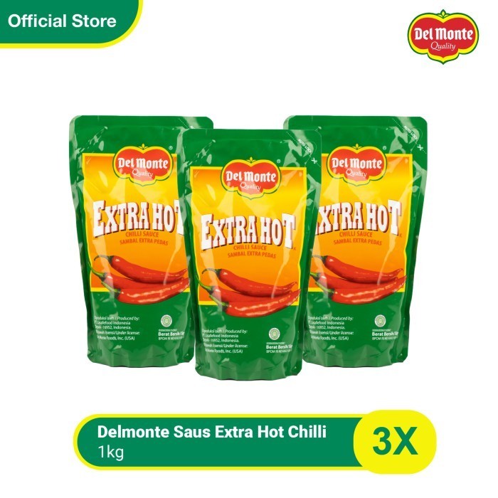 

Delmonte Saus Extra Hot Pouch 1 Kg - Isi 3