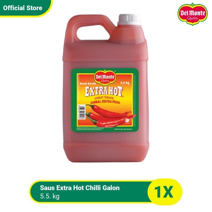 

Delmonte Saus Extra Hot Chilli Galon 5.5 Kg