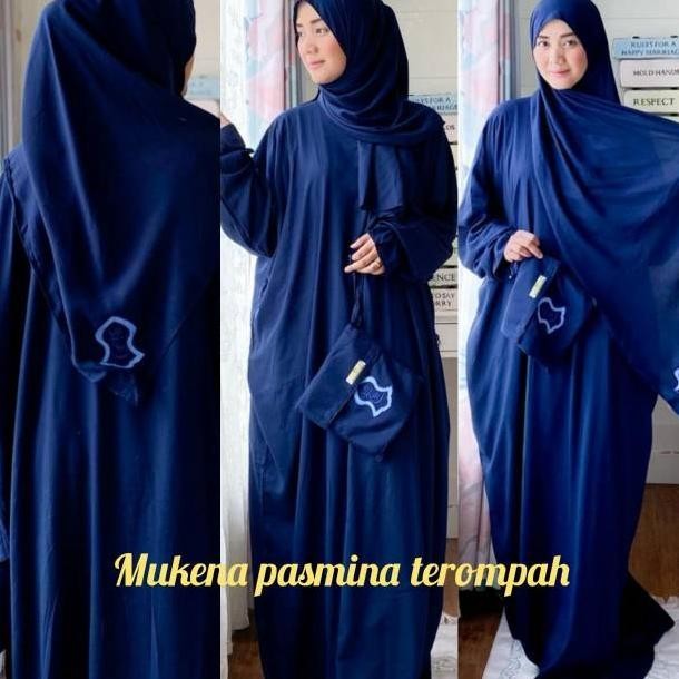 {MUKENA} MUKENA PASMINA TEROMPAH TERLARIS