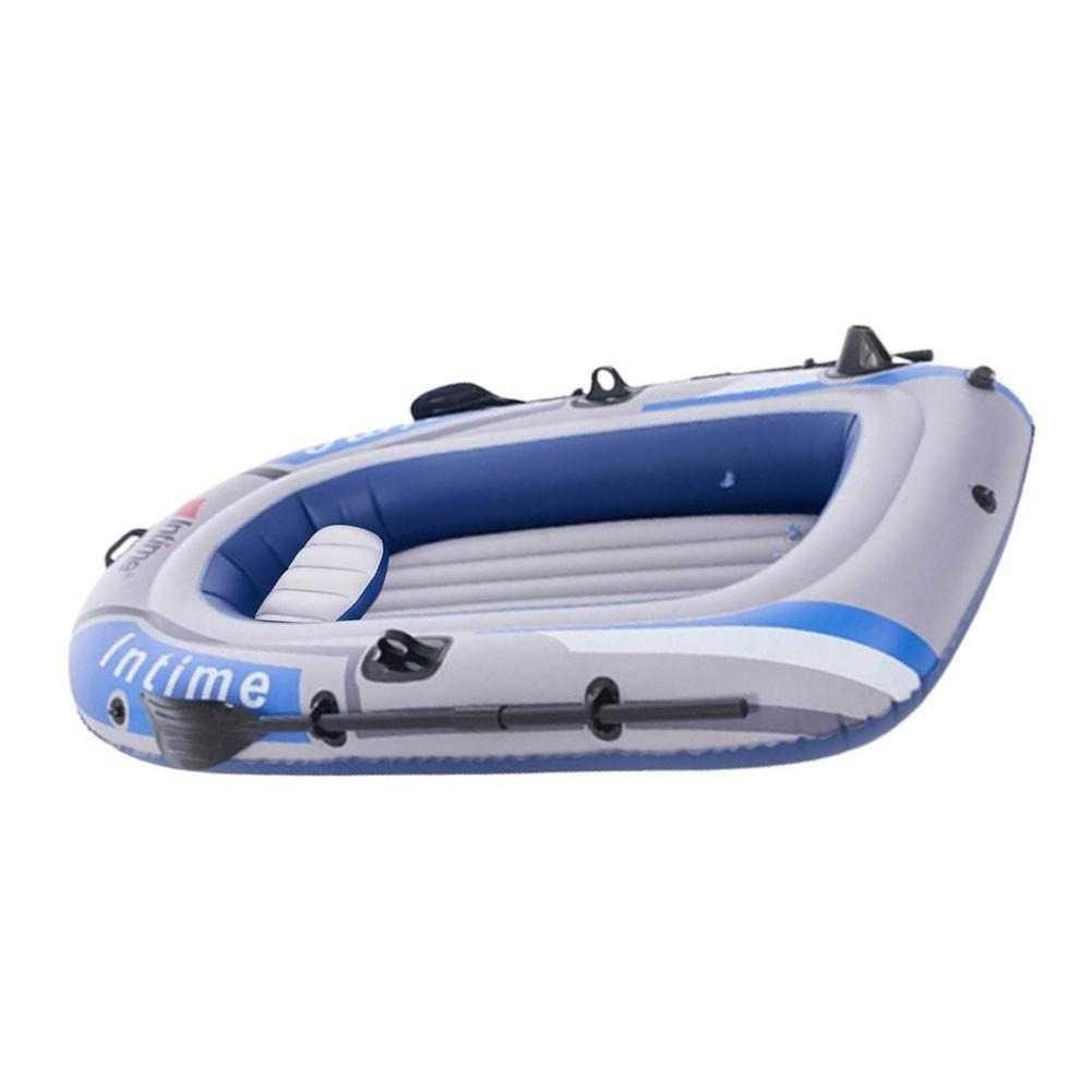 INTIME 400 Perahu Karet Mancing Inflatable Fishing Boat 4 Person YT-099 Perahu Untuk Mancing Mesin K