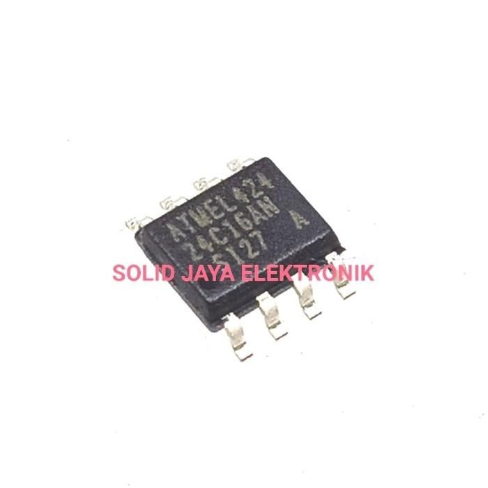 IC MEMORY 24C16 SMD IC 24C16 MEMORI SMD EPROM TV 24C16 24 C 16 SMD