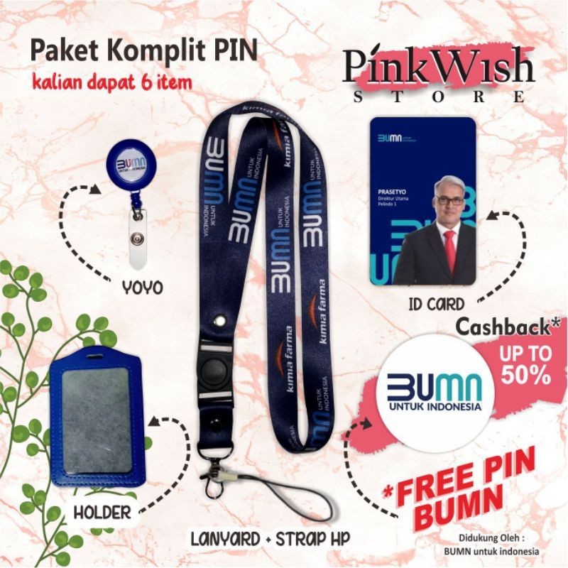 

Tali Idcard KIMIA FARMA BUMN biru Untuk Indonesia [READY STOCK] TERMURAH!! Beli Eceran Rasa Grosir