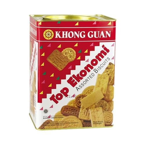 TERLARIS PROMO Khong Guan Biskuit Top 1150gr Murah Kaleng Besar, Biskuit Kaleng Khong Guan Besar, Ku