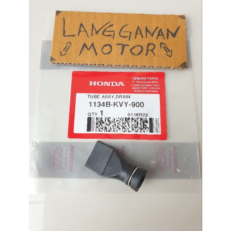 ORIGINAL AHM KARET TUTUP COVER CVT TUBE DRAIN BEAT KARBU BEAT INJEKSI ESP