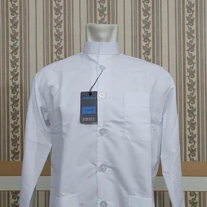Terbaru Baju Koko Ammu Collection Haibah Original - Warna Putih Dan Hitam Original