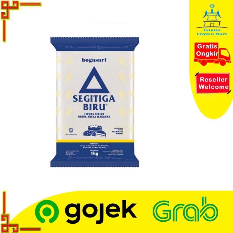 

Tepung Terigu SEGITIGA BIRU Kemasan Ekonomis 1 KG