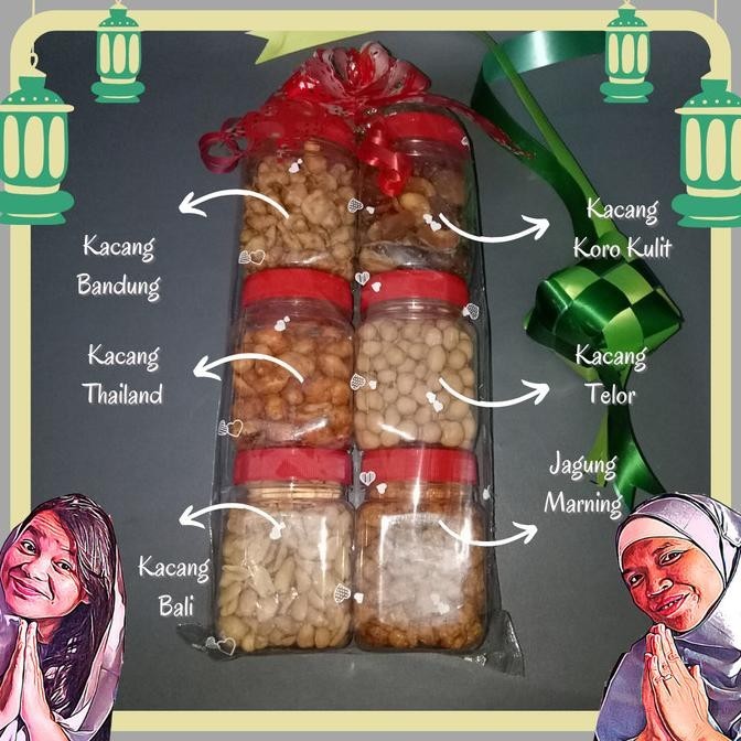 

Paket Hampers Idul Fitri Kacang lebaran - Parsel Lebaran Kacang JS99
