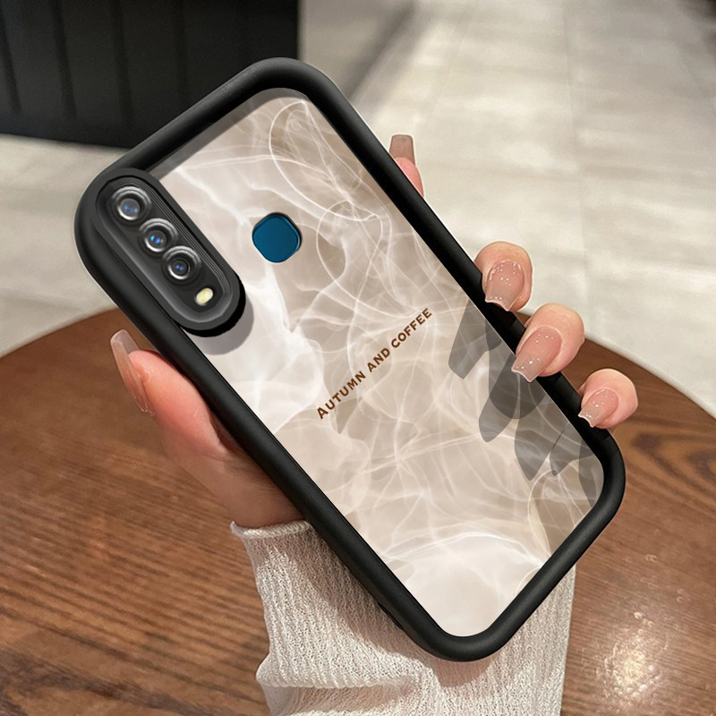 Casing Hp VIVO Y17 Y15 Y12 Y12i Y3 Y3s 2020 Case perlindungan lensa kamera Kesing lembut ganda silik
