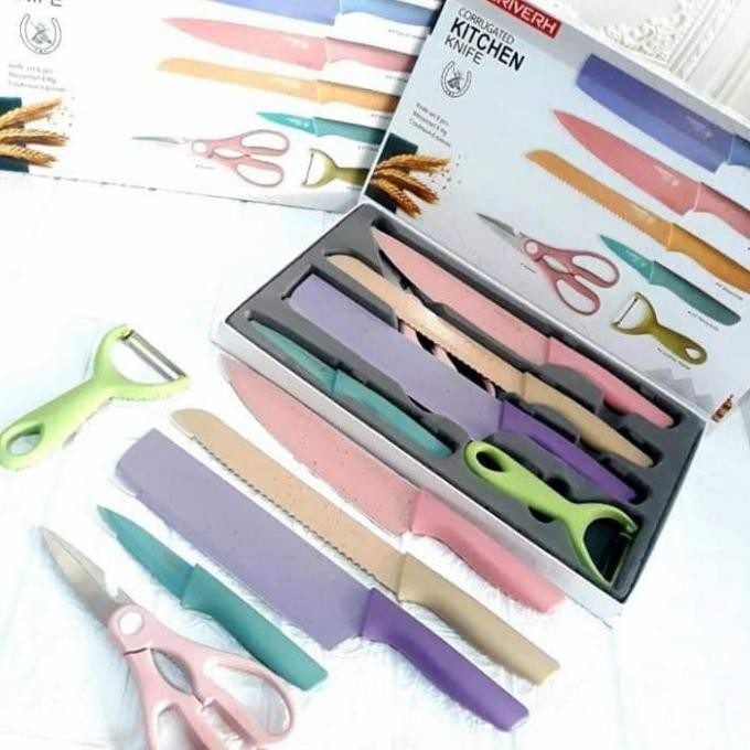 Pisau Set 6In1 Evcrierh