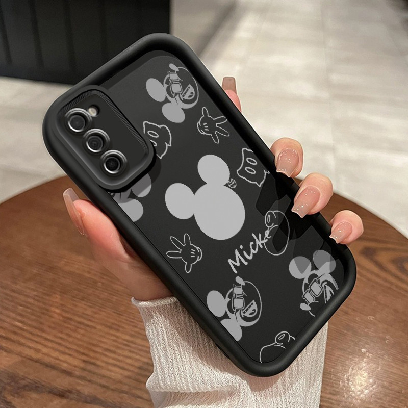 Casing Hp Samsung Galaxy A03s A02s M02s F02s Case Casing pasangan Mickey HP Anti drop pelindung sili