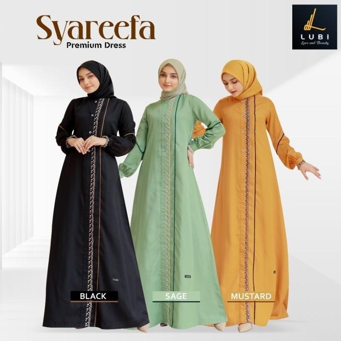 New Gamis Lubi Syareefa Original