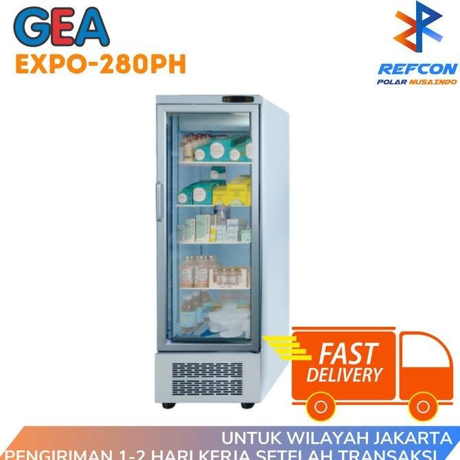 Showcase Farmasi Gea Expo 280 Ph / 280Ph Pharmaceutical Refrigerator