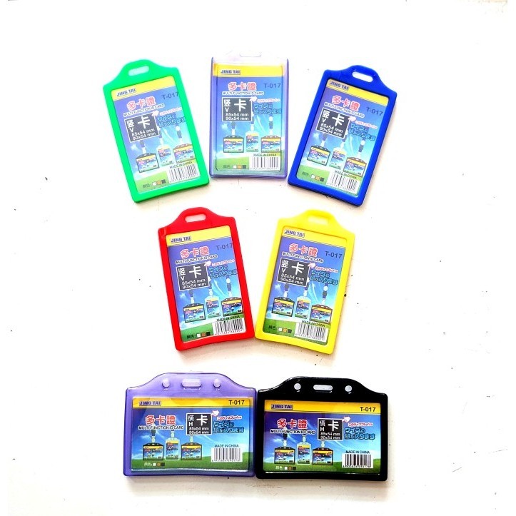 

Tempat Id Card Double Merah Jing Tai