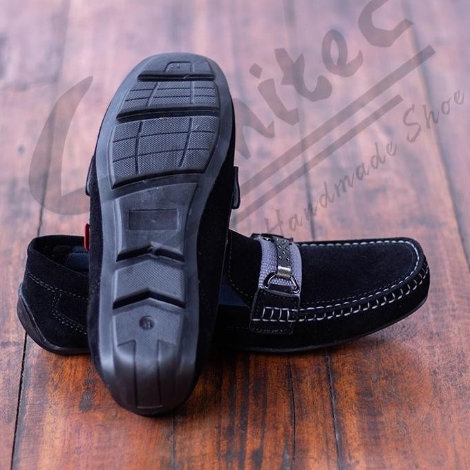 Diskon (Sanitec) Sepatu Moccasins Loafers Slip On Pria Keren Murah Terbaru Berkualitas Bergaransi (S