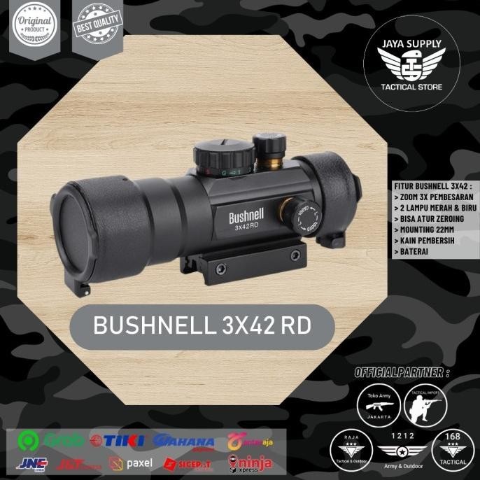 Bushnell 3X42Mm Red Dot Scope Zoom 3X Teleskop Telescope Acog Aimpoint