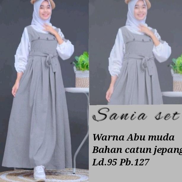 Kirana Dress Teen|Gamis Remaja|Overall Remaja Original Shofiya