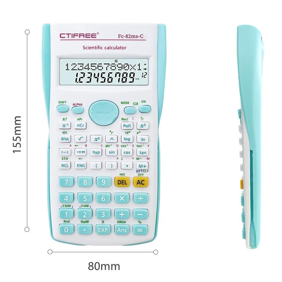 

TERLARIS LOTTOL Kalkulator Color Function Scientific Kalkulator 24 Fungsi Kalkulasi 3 Warna 1700 scientific calculator GM51
