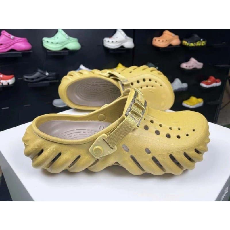 sandal Crocs echo clog / crocs man / sandal Crocs pria / crocs echo unisex / sandal size jumbo 37 -4