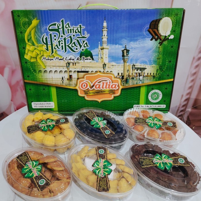 

Limited! Parcel Kue Lebaran Ovallia Super Butter Cookies/ Kue Kering Enak - Ovallia New