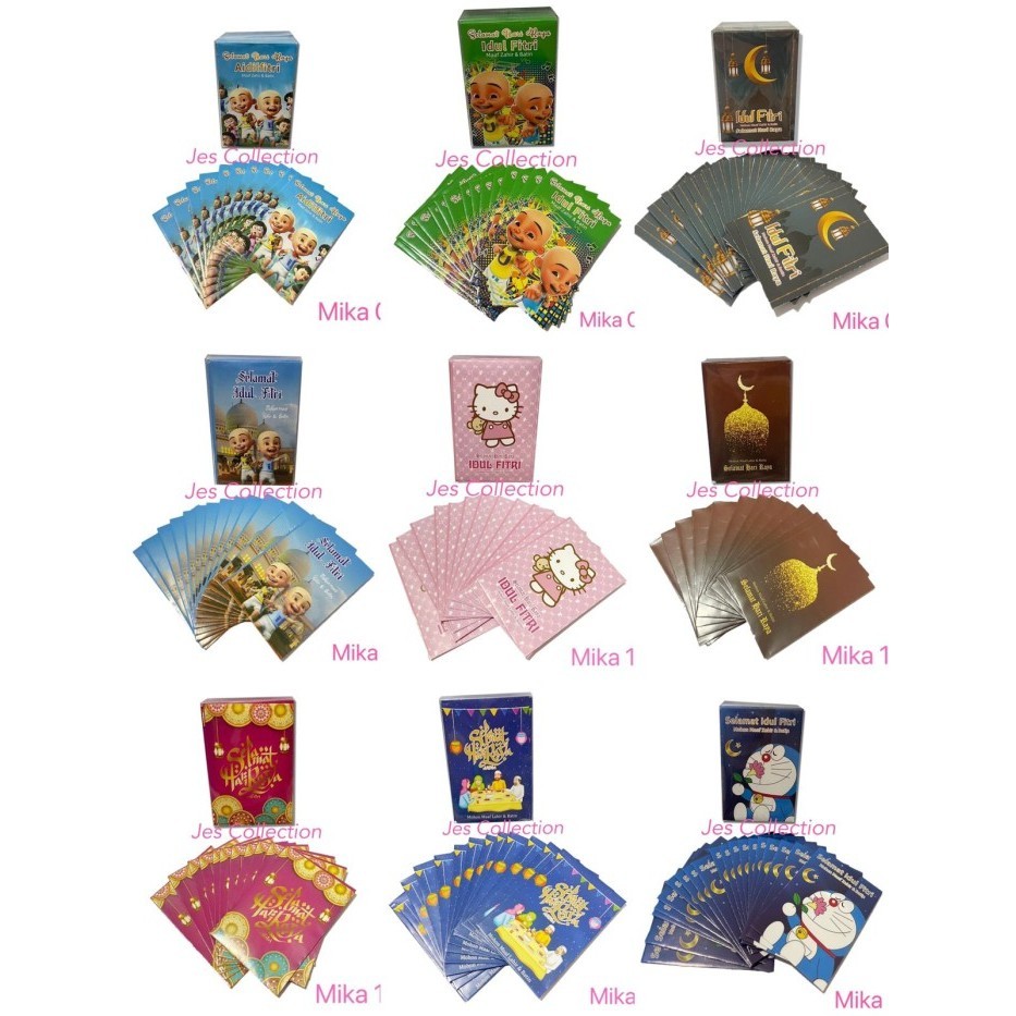 

Limited! AMPLOP LEBARAN HARI RAYA MIKA ISI 50 LEMBAR READY STOCK - Random New