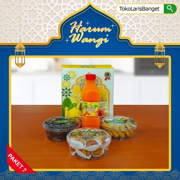 

Limited! Paket kue Kering Lebaran / Parcel Lebaran sari wangi - Paket 7 New