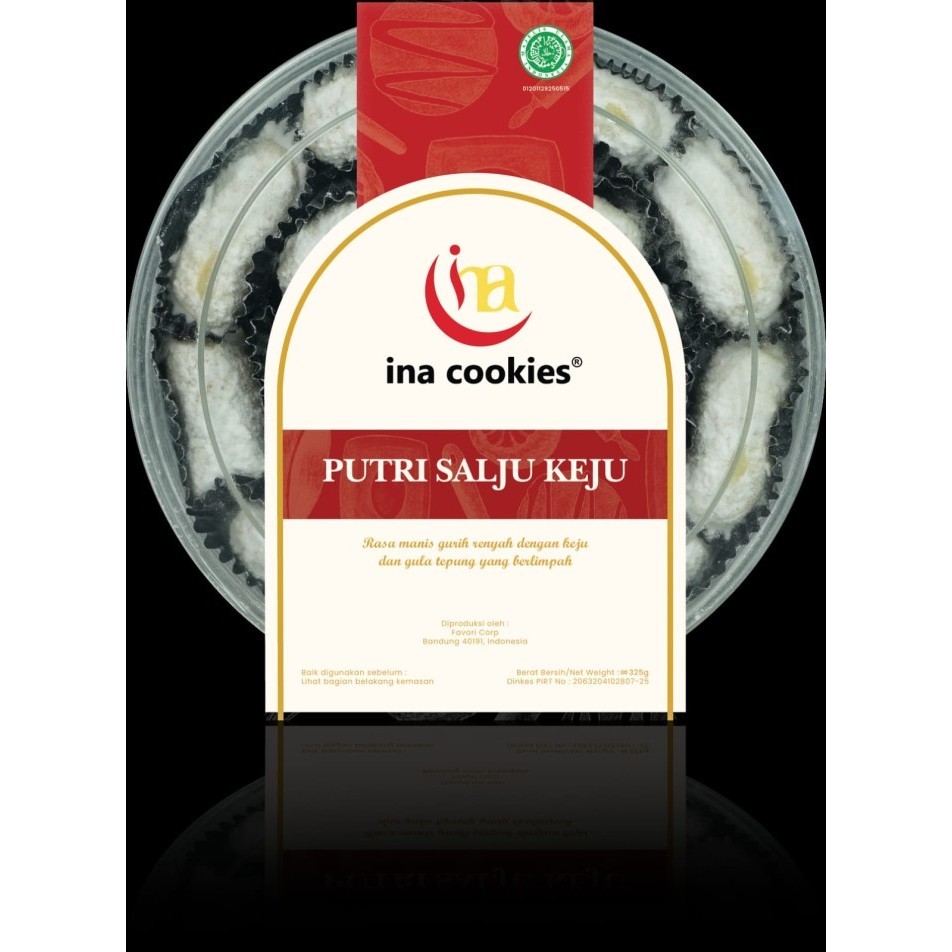 

Limited! Putri Salju Kue Lebaran Enak Lezat Gurih by Ina Cookies - SALJU KEJU REGULER New