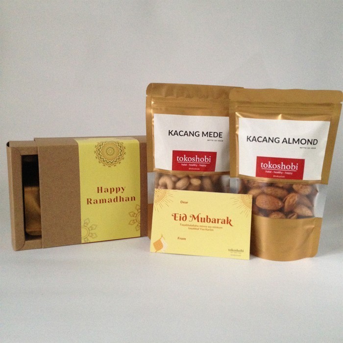 

Limited! Parsel Ramadan Almond Mede Hampers Du'a Tokoshobi Kacang Lebaran New