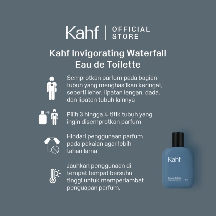 Kahf Invigorating Waterfall 35Ml / Parfum Pria Kahf