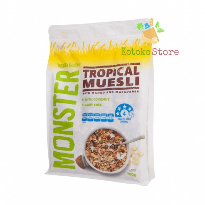 Monster Muesli Tropical Muesli / Sereal Muesli Monster Tropical 700Gr