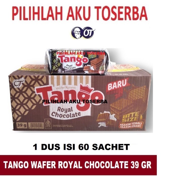 

Tango Wafer Royal Chocolate 39 Gr - ( Harga 1 Karton Isi 6 Pa )