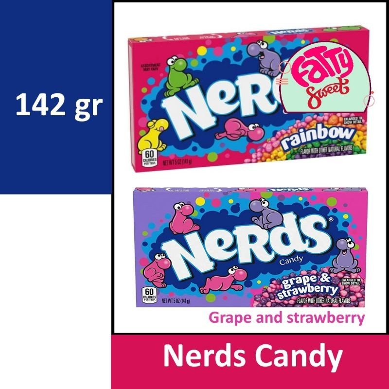 

Wonka Nerds Rainbow Candy Usa 141G Permen Asem Rope Pelangi Wonka Nerd Permen Watermelon Cherry