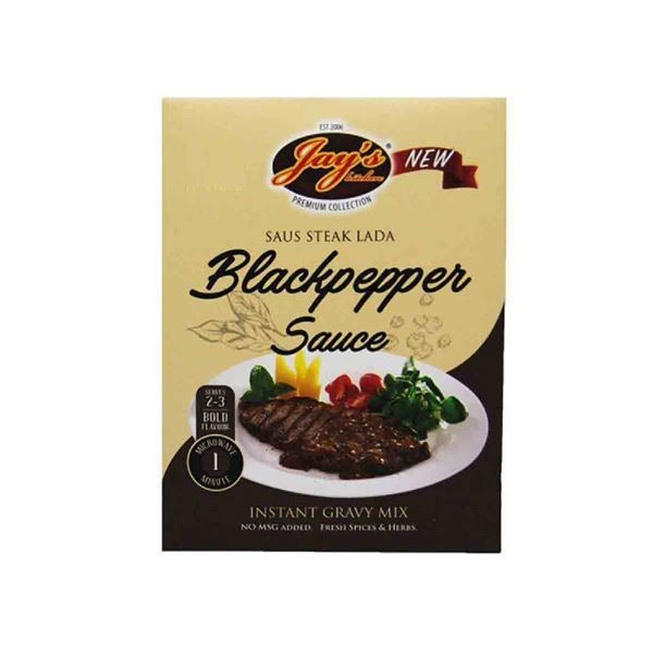 

JAY'S BLACK PEPPER SAUCE STEAK 25 GR