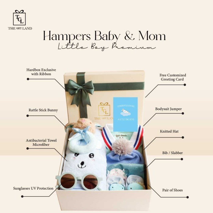 

Hampers Baby Newborn Kado Lahiran Bayi Newborn Gift Set Baby Boy
