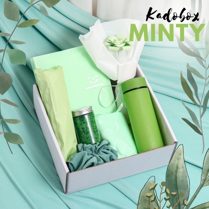 

Kadobox Minty Pack 7-In-1 - All Mint Hampers / Paket Hadiah Wanita