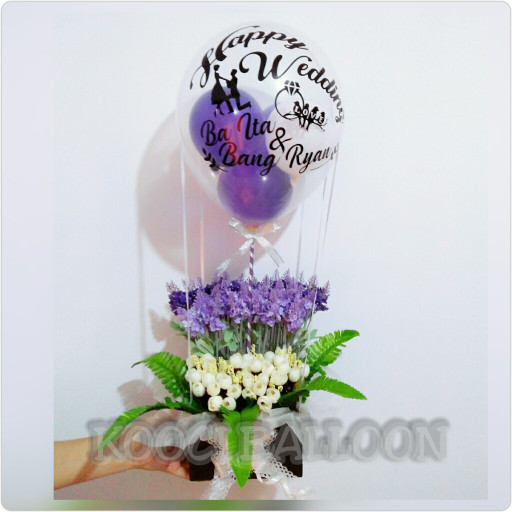 

Parcel Balon Custom Mix Artificial Flower/Hadiah Wedding Lahiran Ultah