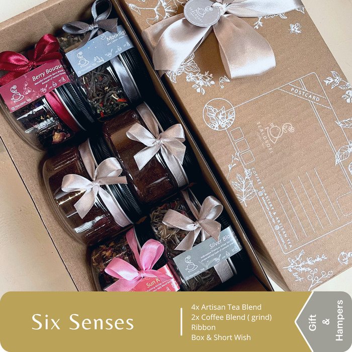 

Six Senses - 6 Jar Of Tealosofi Sarangopi-Healty Hampers Gift Wedding