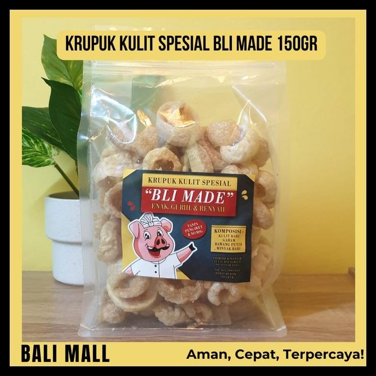 

SALE TERHOTT KRUPUK KULIT BABI SPESIAL BLI MADE 150GR OLEH-OLEH BALI READYY