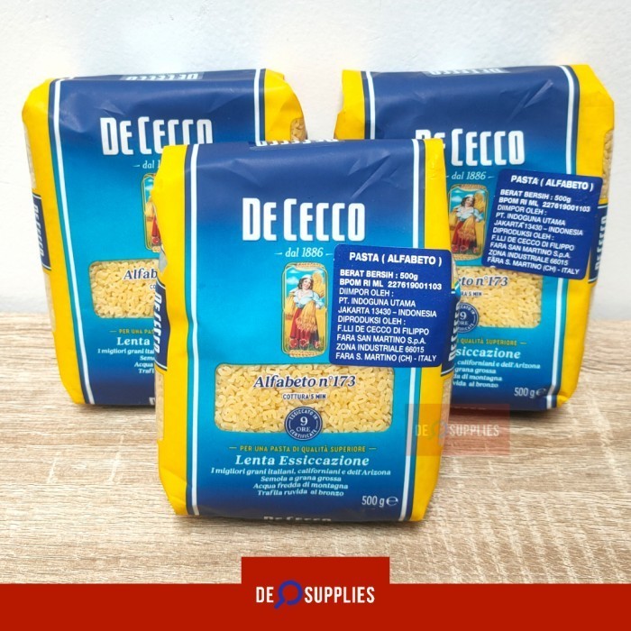 

De Cecco Alfabeto No.173 500Gr - Pasta Alfabet For Soup Italy