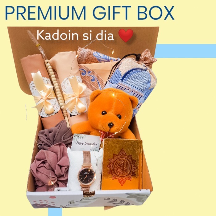 

Kado Ultah Pacar Hijab Gift Box Sajadah Travel Hadiah Guru Ulang Tahun