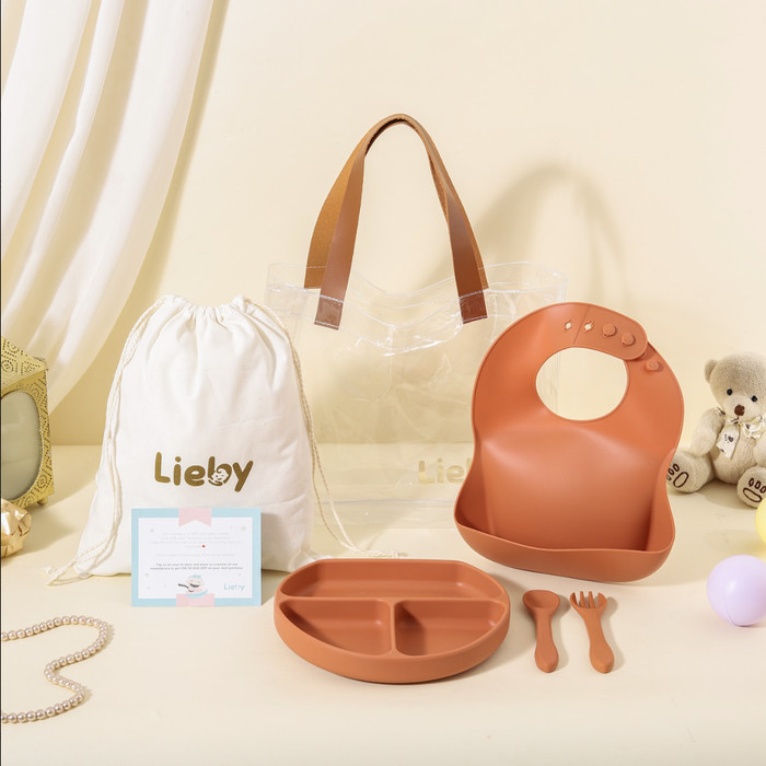 

[Hampers Lebaran] Lieby Gift Perlengkapan Mpasi Bayi Set - G