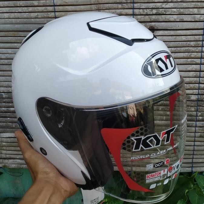 HELM KYT KYOTO R SOLID WHITE ORIGINAL NEW
