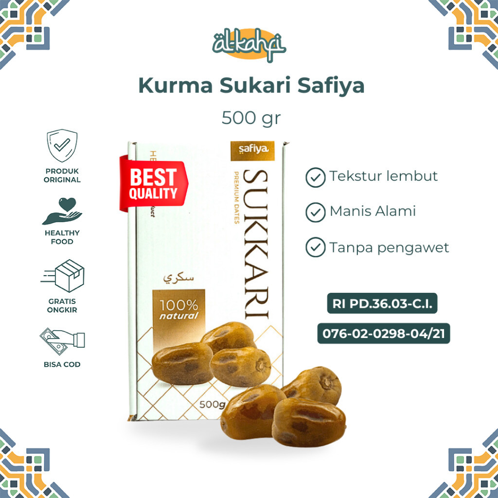 

MJS Kurma Sukari 500 Gram Kurma Raja Premium Original