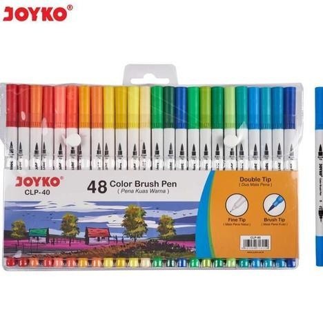 

(Set) Color Brush Pen - Joyko Clp-40 48 Warna |Murah